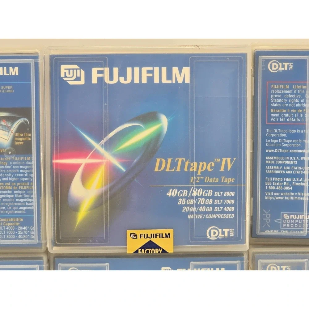 10 Lot - FUJIFILM DLT IV 4 Tape 40gb / 80gb - SEALED TAPES NOS